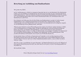Daten und fakten zur deutschen bank. Bankkaufmann Bewerbung Um Ausbildung Muster Und Tipps