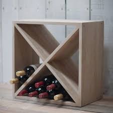 Casier Porte Bouteille A Poser Ou Mural En Chene Hambledon Range Bouteille Casier Range Bouteille Etageres A Bouteilles De Vin