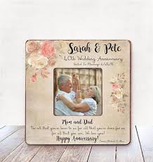 Make the 40th wedding anniversary a memorable one with the brilliance of the ruby stone or the brightness of the red colour. Parents Anniversary Gift Parents 40th Wedding Anniversary Gift Etsy In 2020 40th Wedding Anniversary 40th Wedding Anniversary Gifts Anniversary Frame