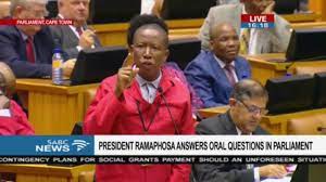 Eff leader julius malema has spoken out against what he's called an attack on children. Ramaphosa Fails To Answer Eff Cic Julius Malema S Follow Up Question In Parliament Youtube