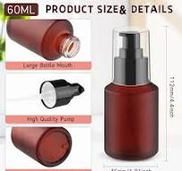 Amazon.com: Wresty 6 Pcs Empty Glass Pump Bottles Refillable ...