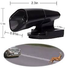 Some people say deer whistles mounted on your vehicle help prevent collisions and others say these are aftermarket devices that some drivers put on their front bumpers to scare off animals. Gaetooely 2 Pcs Deer Alert For Vehicles Black Deer Whistles Deer Warning Devices For Car Auto Motorcycle Truck Suv And Atv Safety Kits Safety Ekbotefurniture Com