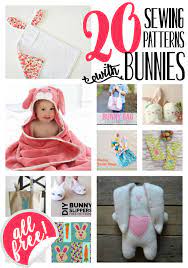 Free printable patterns for sewing animals. 20 Free Sewing Patterns With Bunnies Sewcanshe Free Sewing Patterns Tutorials