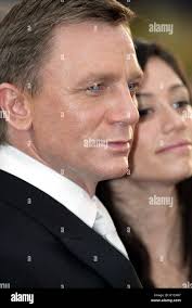 Daniel Craig and Satsuki Mitchell The premiere of the James Bond 007  'Quantum Of Solace' movie at the Entertainment Quarter. Sydney, Australia.  15.11.08 Stock Photo