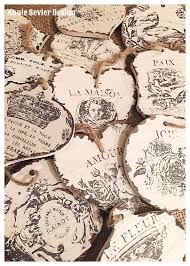i created these ornaments using blanks from michael s and iron orchid designs transfers iron orchid designs orchard design decoupage diy
