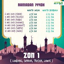 Bila tarikh dan jadual waktu berbuka puasa 2019 di bulan ramadhan oleh jakim bagi negeri kuala lumpur selangor melaka terengganu kelantan sabah sarawak kedah perlis negeri sembilan johor pahang perak pulau pinang putrajaya tidak semua akan dapat nikmat berpuasa di bulan ramadhan. Era Sarawak Untuk Rujukan Geng Geng Era Sarawak Jadual Facebook