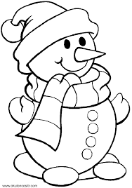 Kardan Adam Boyama Sayfasi Okuloncesitr Preschool Boyama Kitaplari Kardan Adam Boyama Sayfalari