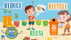The 'reduce, reuse, recycle' waste hierarchy. Reduce Reuse And Recycle To Enjoy A Better Life Happy Learning