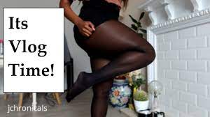 PANTYHOSE VLOG | Trying on Platinos Comfort Tights and Heading to Friends -  YouTube