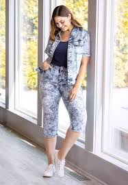 I have piled together most of the acid wash jeans that i found while looking. Plus Size Cropped Acid Wash Jeans Cropped Pants Cato Fashions