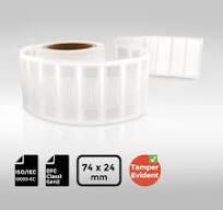 UHF Tamper Evident RFID Label ISO18000-6C | Higgs® EC 74x24mm
