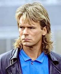 1980s: Which actor was rocking a mullet & became known for playing TV's  Angus MacGyver?…