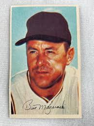 MLB 1969 MLBPA Baseball Stars Official Photostamp-Pittsburgh-Bill Mazeroski  HOF
