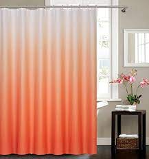 Bh Home Linen Ombre Waffle Fabric Weave Shower Curtain With 12 Piece Matching Metal Roller Spa Shower Curtain Ombre Shower Curtain Pink Ombre Shower Curtain