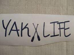 Download Car Decal Yak Life Vinyl Kayak Sticker By Bohemianlillydesigns Kayak Stickers Kayak Decals Kayak Accessories