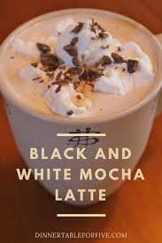 Black And White Mocha Frappuccino Starbucks Black And White Mocha Latte Recipe Mocha Recipe Starbucks Recipes White Mocha