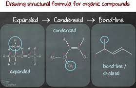 How To Draw Organic Compounds In Expanded Condensed And Skeletal Structural Formula Structural Formula Chemistry Study Chemistry