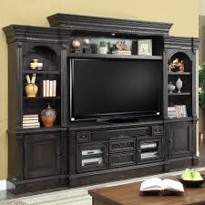Fairbanks 4 Piece Entertainment Wall With Pier Cabinets By Parker House Wall Entertainment Center Entertainment Center Wall Unit Entertainment Center