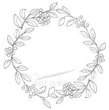 The wedding present embroidery is all finished! Coloring Fall Pictures Buscar Con Google Wreath Drawing Diy Embroidery Patterns Floral Embroidery Patterns