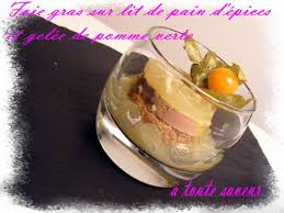 Foie Gras Sur Lit De Pain D Epices Et Gelee De Pomme Verte A Toute Saveur
