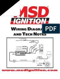 Gm hei distributor wiring schematic. Msd Ignition Wiring Diagrams And Tech Notes Distributor Ignition System