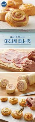 Ham And Cheese Crescent Roll Ups Recipe Food Recipes Snacks