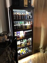 They say lightning never strikes the same place twice, but this diyer created his own luck. My Lighted Liquor Cabinet Whiskey