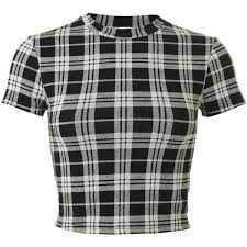 Black And White Checkered Shirt Miss Selfridge Large Check High Neck Top 170 Mxn Liked On Polyvore Featuring Tops T Shirts Crop Tops Shirts Assorted Black And White Checkered Shirt B