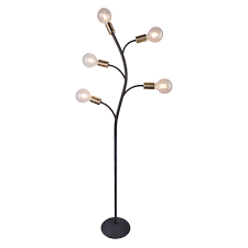 Stehleuchte Messing Antik Schwarz Hohe 162 Cm Sarini Etc Shop