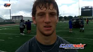 Will McBride Clear Springs QB checks in w/Gotmix at SFA Camp