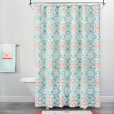 Shop our collection of curved shower curtains online! Medallion Print With Pom Fringe Shower Curtain Green Orange Opalhouse Target