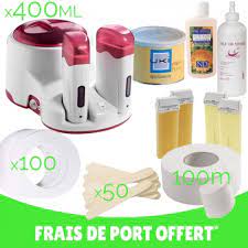 Pour l'epilation à la cire : Kit Epilation Pro Combi Ee400 Epilation Expert