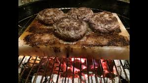 bacon cheese burgers grilled on a salt block salt block recipes himalayan salt block recipes salt block cooking