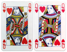 In tarot decks, it outranks the knight which in turn outranks the jack. Judith As The Queen Of Hearts Judith2you