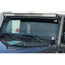 Flashtech Black Led Light Bar Dual Row 52 Inch