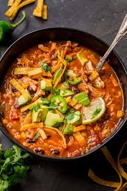 Chicken Tortilla Soup Is So Satisfying With Shredded Chicken Corn Beans And Tortilla Strip Chicken Tortillas Soups Recipe Tortilla Soup Recipe Tortilla Soup