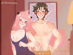 anya (spy x family), damian desmond, spy x family, tagme, 1boy, 1girl,  aftersex, aged up, bite mark, hickey, nipples, pink hair - Image View - |  Gelbooru - Free Anime and Hentai Gallery