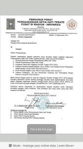 9 contoh surat izin tidak masuk sekolah kuliah kerja karena. Persaudaraan Sh Terate Home Facebook
