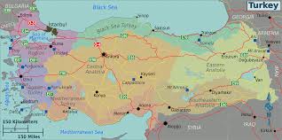 Lonely planet's guide to turkey. Map Of Turkey Map Regions Weltkarte Com Karten Und Stadtplane Der Welt