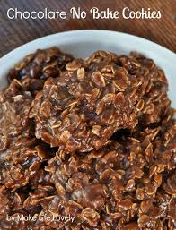 Chocolate No Bake Cookies Make Life Lovely Baking Recipes Cookies Chocolate No Bake Cookies Favorite Recipes