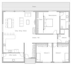 A three 3 room home plan can have all the upscale amenities for an average family to live. House Plans Home Plans House Plans House Designs House Construction Plan New House Plans Cheap House Plans