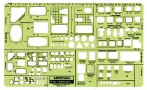 In 1:12 scale, one inch equals one foot. 1 4 1 8 And 1 16 Scales Plumbing Fixture Plan Template