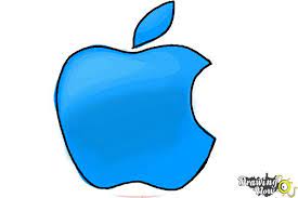 How to draw apple logo. How To Draw Apple Logo Drawingnow