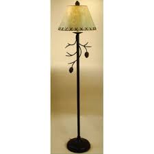 Pine cone tray table floor lamp. Pine Cone Branch Floor Lamp