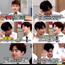 Exo Is Doing An Argument Dont Mess Up Their Tempo Exo Memes Exo On Knowing Bros Exo Exo Memes Exo Xiumin