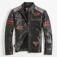 Find More Leather Suede Information About Men S Leather Jacket Skull Leather Jacket Leather Jacket Men Cool Jackets For Men