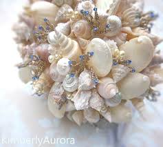20 beach wedding ceremony ideas. Bridal Bouquet Of Shells Bead And Crystals By Romanticflowers Love Bridal Bouquet Seashell Bouquet Beach Theme Wedding