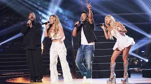 Edurne, Ana Mena, Fonsi y Orozco interpretan ‘Hey Jude’ en el estreno de La Voz Kids