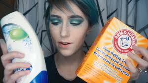 How To Fade Colored Hair With Baking Soda Youtube
