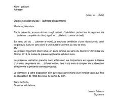 Lettre de résiliation d'un contrat. Resiliation D Un Bail D Habitation Delai Et Modele De Lettre Capital Fr